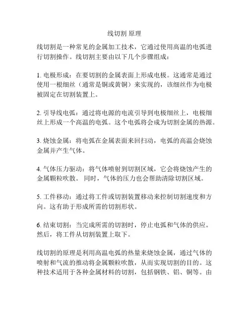 线切割 原理