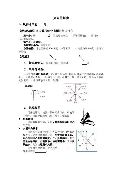 风向的判读