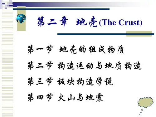 石大自然地理学课件第2章  地壳