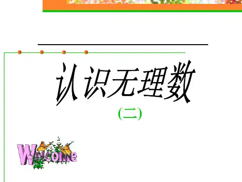 北师大版八年级上册 2.1《认识无理数二》课件1(共20张PPT)