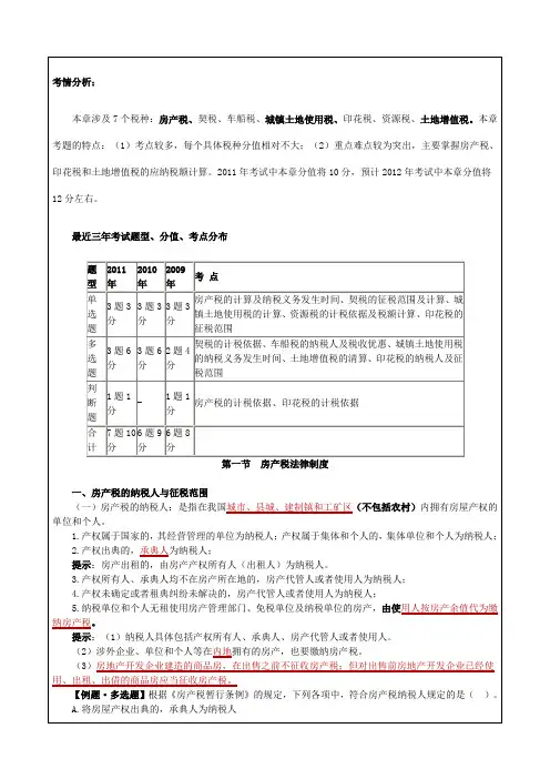 初级经济法基础讲义