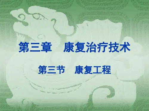 第3章 康复治疗技术 第三节 康复工程
