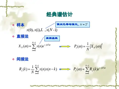 现代谱估计