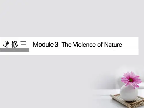 高考英语复习-第1部分-基础知识考点-Module-3-The-Violence-of-Nature