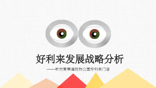 战略管理 好利来ppt