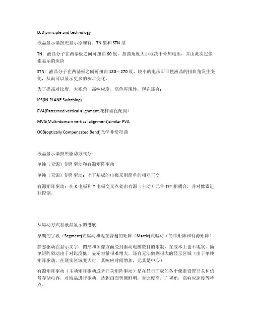 LCD 学习总结
