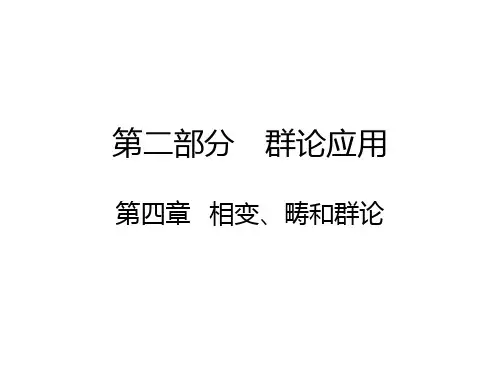 群论应用-第4章 相变,畴与群论