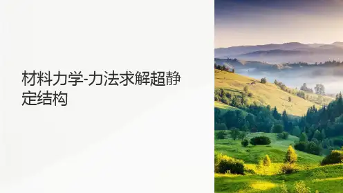 材料力学-力法求解超静定结构