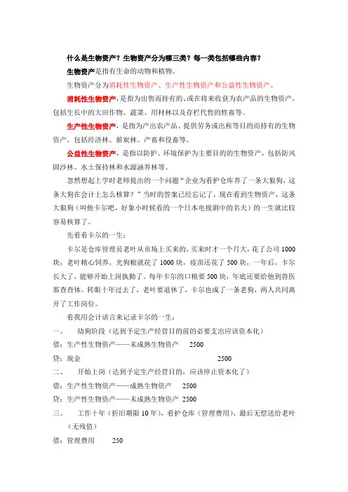 生物资产