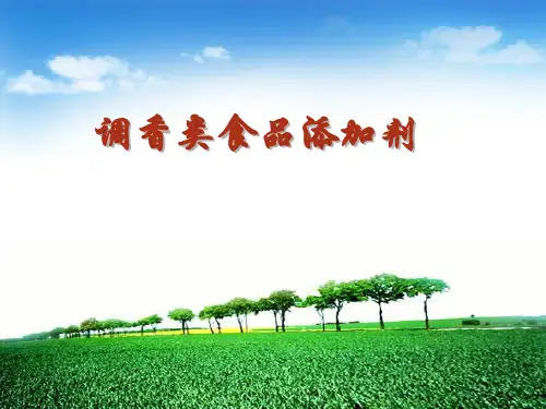 调香类食品添加剂
