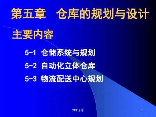 第3章--仓库的规划与设计  ppt课件