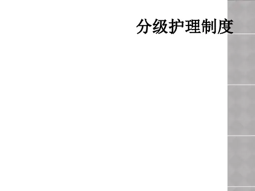 分级护理制度