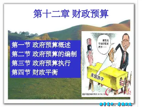 《财政预算》PPT课件