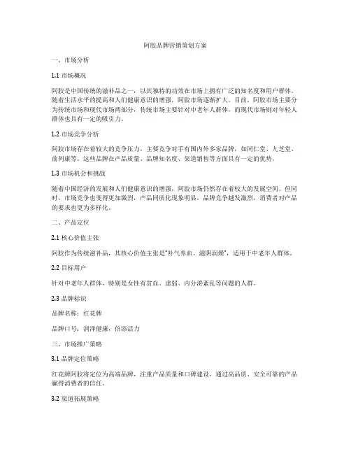 阿胶品牌营销策划方案