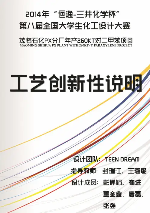 对二甲苯项目工艺创新性说明