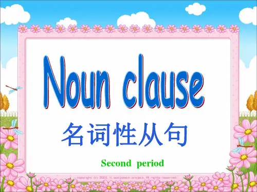名词性从句讲解(二)