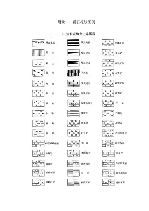 CAD岩石图案及代码查询大全