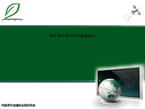 茶评课件茶叶审评基础知识