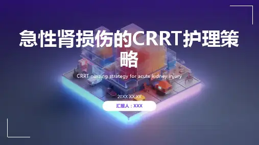 crrt的护理ppt课件