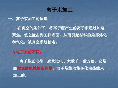 离子束加工