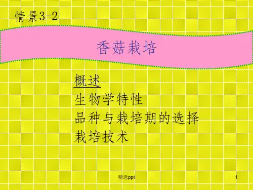 《香菇栽培》PPT课件