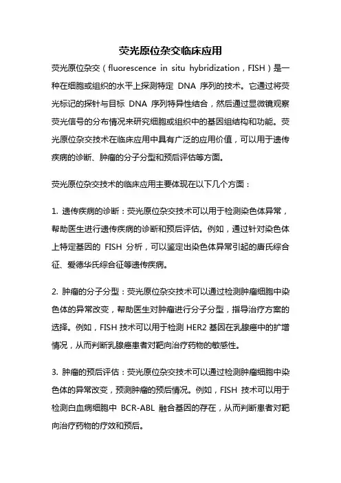 荧光原位杂交临床应用