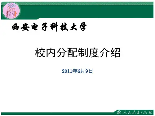 西安电子科技大学薪酬体系介绍