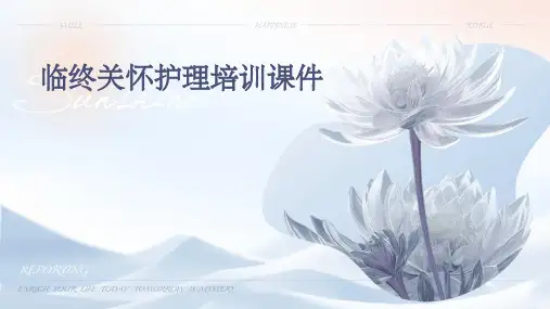 临终关怀护理培训课件