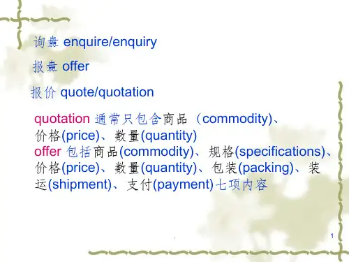 外贸英语函电-unit2 Establish business relationshipPPT