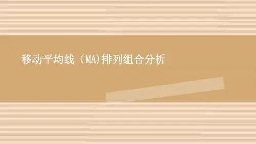 移动平均线(MA)排列组合分析