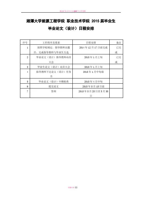 湘潭大学毕业论文(设计说明书)文本要求