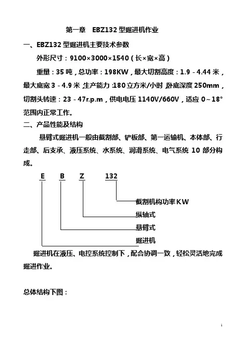 综掘机操作规程