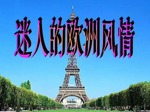 教科版六年级品德和生活上册《迷人欧洲风情》