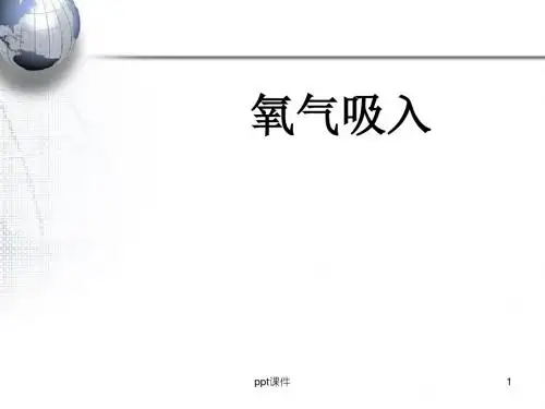 氧气吸入  ppt课件