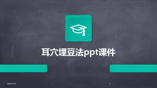 耳穴埋豆法ppt课件