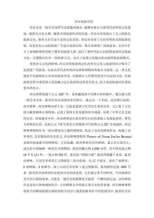 西安考察报告