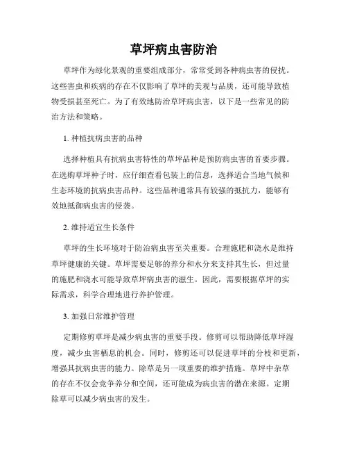 草坪病虫害防治