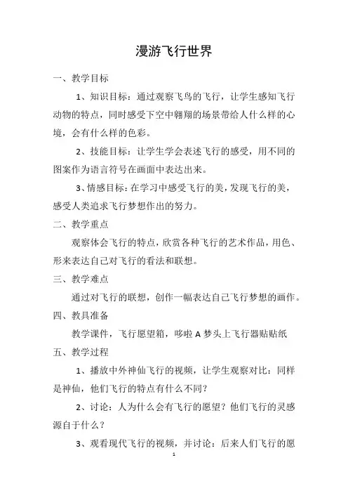 漫游飞行世界