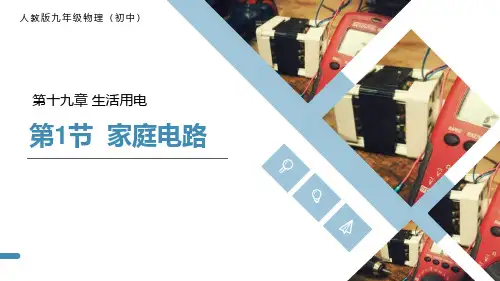 人教版九年级物理(初中)第十九章 生活用电(共3节)