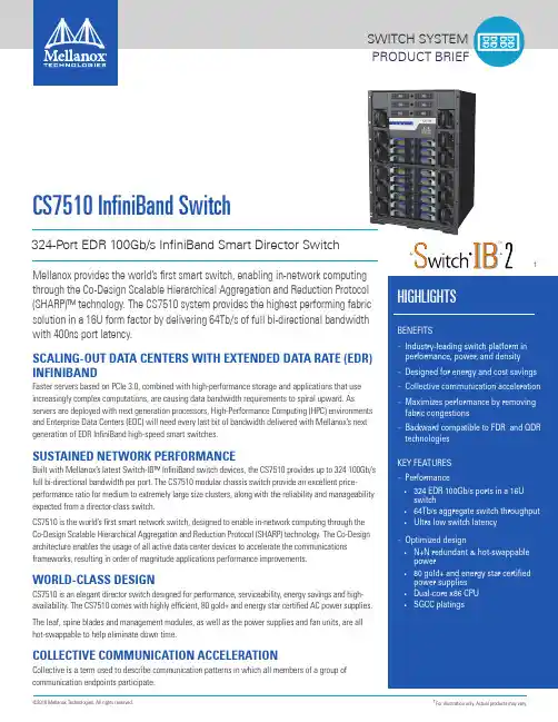 Mellanox CS7510智能交换机说明书