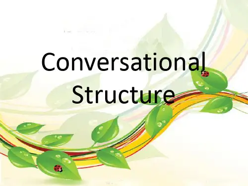conversational structure