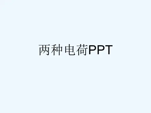 两种电荷PPT[可修改版ppt]