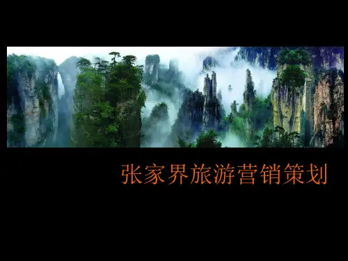 张家界旅游营销策划