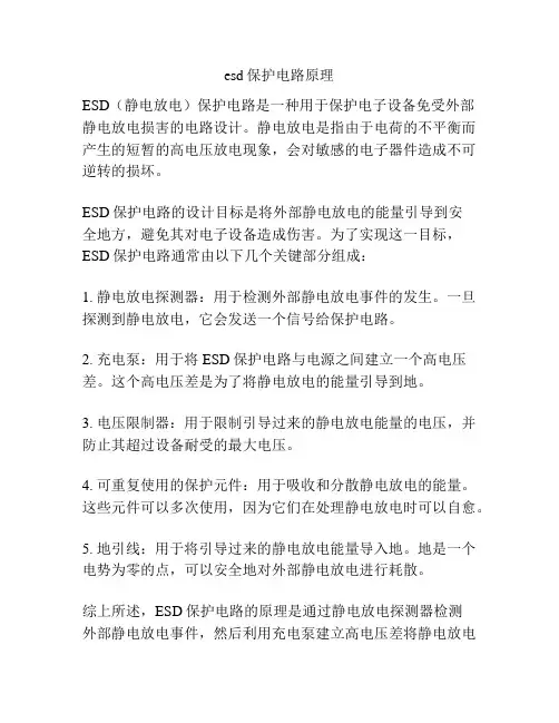 esd保护电路原理