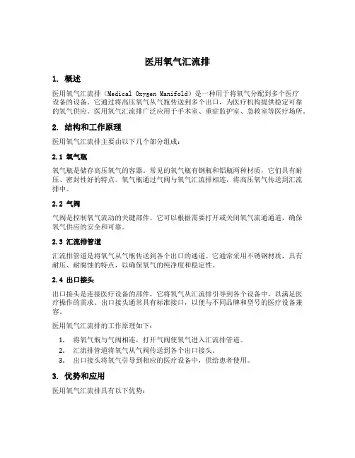 医用 氧气汇流排