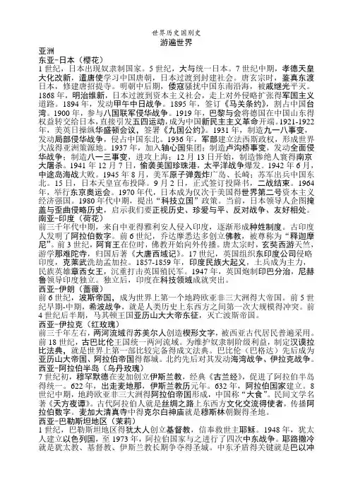世界历史国别史