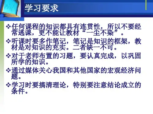 宏观经济学(高鸿业版)第12章共69页文档