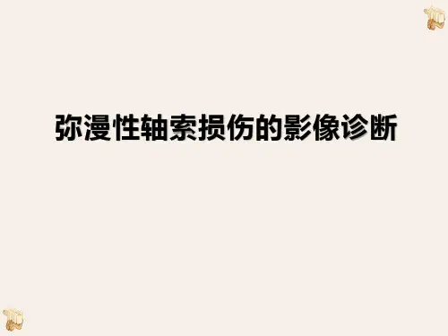 弥漫性轴索损伤的影像诊断