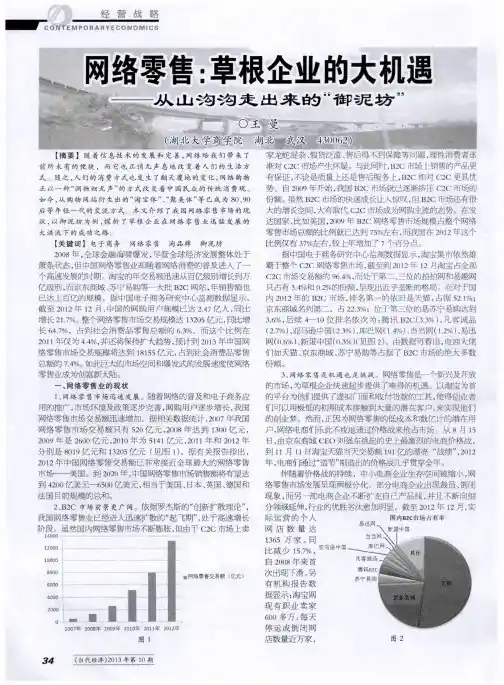 网络零售：草根企业的大机遇——从山沟沟走出来的“御泥坊”