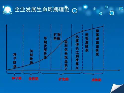 企业发展生命周期ppt课件